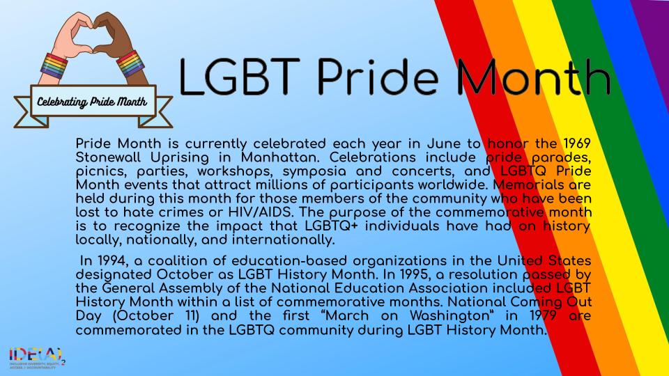 Pride Month | St. Marys College Of Maryland